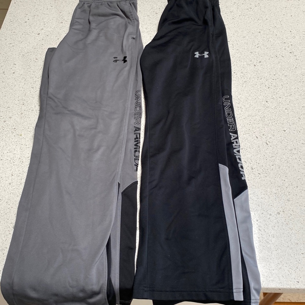 Under Armour- black and grey pants
